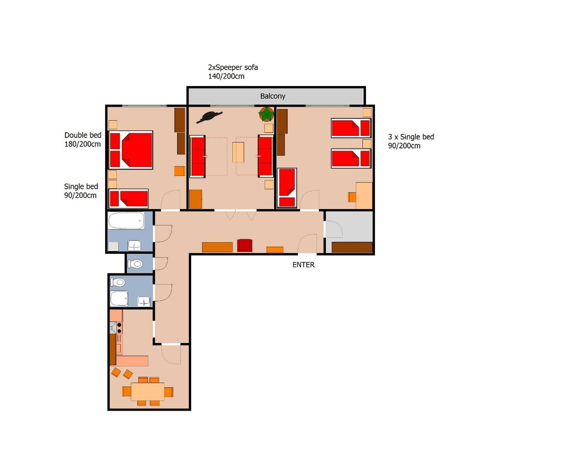 Apartments With 2 Bathrooms 布拉格 外观 照片